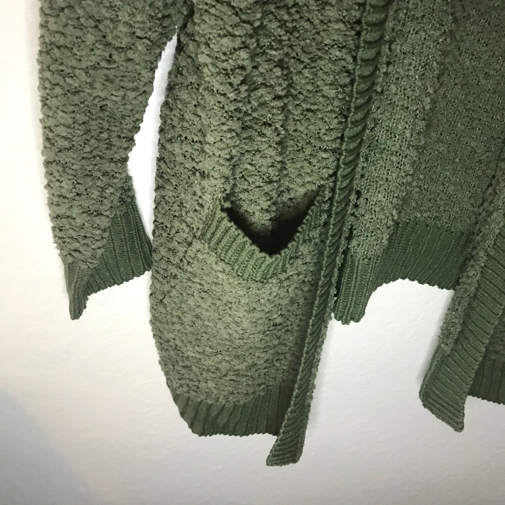 Olive Popcorn Cardigan Zenana Outfitters 3X BNWOT - Picture 7 of 8